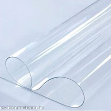 Átlátszó ponyva <br/>0.80 mm vastag - 180 cm széles